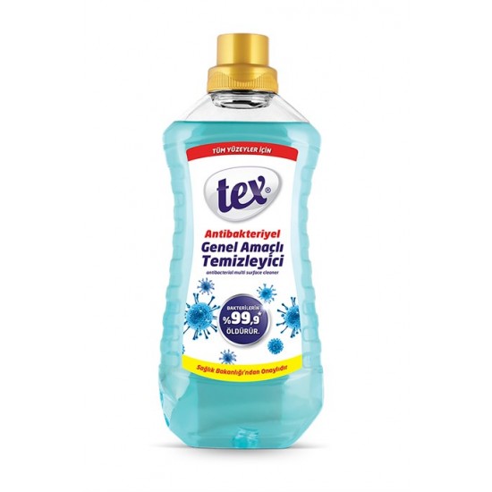 Tex Antibakteriyel Genel Amaçlı Temizleyici 1,5 Lt Mavi