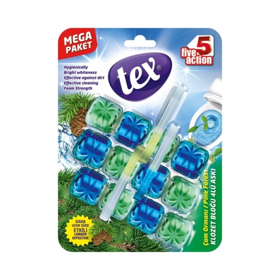 Tex Wc Klozet Blok 3 x 50 Gr Çam Ormanı