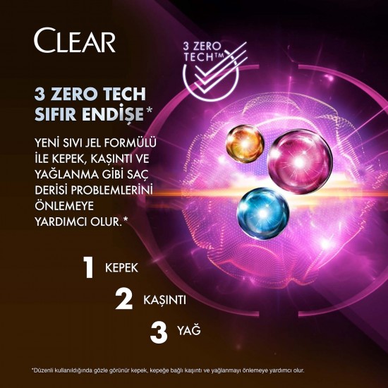 Clear Women Kepeğe Karşı Etkili Şampuan Kil Terapisi Arınmış ve Yumuşak Saçlar 350 ml