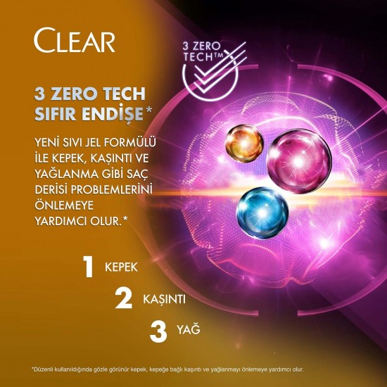 Clear Women Kepeğe Karşı Etkili Şampuan Saç Dökülmesine Karşı Zencefil Özü 350 ml