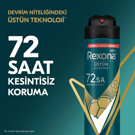 Rexona Men Erkek Sprey Deodorant Champions 72 Saat Kesintisiz Üstün Koruma 150 Ml