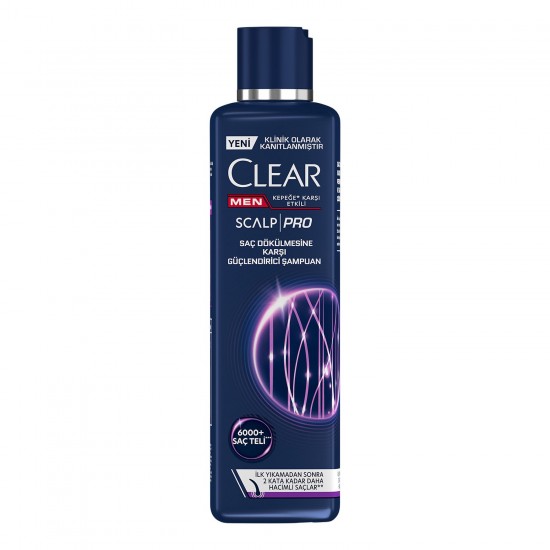 Clear Men Scalp Pro Güçlendirici Şampuan Saç Dökülmesine ve Kepeğe Karşı Etkili 300 Ml