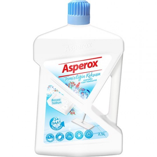 Asperox Yüzey Temizleyici Temizliğin Kokusu Beyaz Sabun 2,5 lt Asperox Yüzey Temizleyici Temizliğin Kokusu Beyaz Sabun 2,5 lt