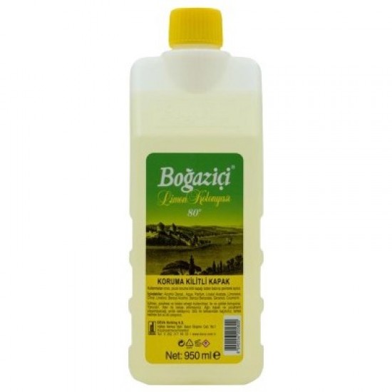 Boğaziçi Limon Kolonyası Koruma Kilitli Kapak 950 Ml