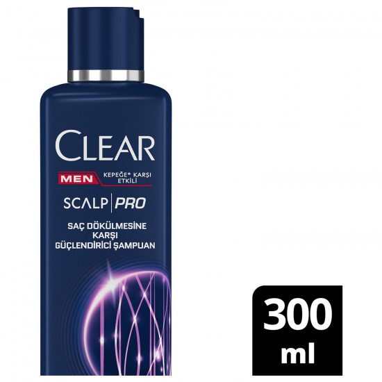 Clear Men Scalp Pro Güçlendirici Şampuan Saç Dökülmesine ve Kepeğe Karşı Etkili 300 Ml