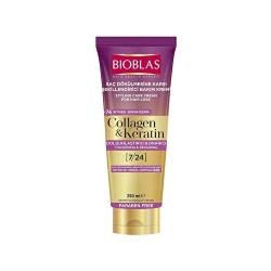 Bioblas Collagen ve Keratin Saç Dökülmesine Karşı Şekillendirici Bakım Kremi 250 ml Bioblas Collagen ve Keratin Saç Dökülmesine Karşı Şekillendirici Bakım Kremi 250 ml