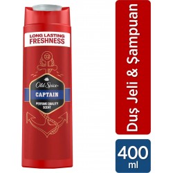 Old Spice Duş Jeli & Şampuan Captain 400 ML