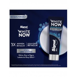 Signal White Now Diş Macunu Lekesiz Beyazlık Etkili Leke Giderme 75 ml