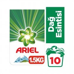 Ariel Toz Çamaşır Deterjanı Dağ Esintisi 1,5 kg 10 Yıkama Ariel Toz Çamaşır Deterjanı Dağ Esintisi 1,5 kg 10 Yıkama