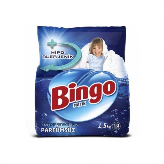 Bingo Matik Toz Deterjan Parfümsüz 1,5 kg