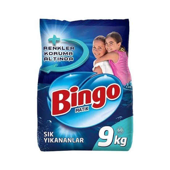 Bingo Matik Toz Deterjan Sık Yıkanan 9 kg