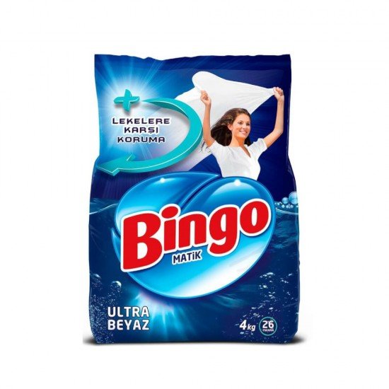 Bingo Matik Ultra Beyaz 4 kg 26 Yıkama