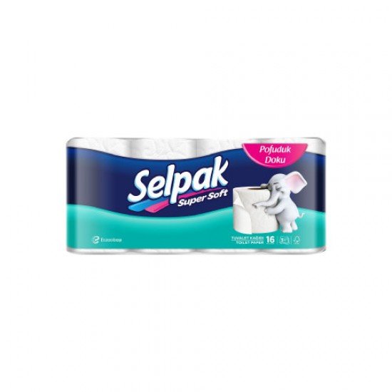 Selpak 3 Katlı Tuvalet Kağıdı 16lı Selpak 3 Katlı Tuvalet Kağıdı 16lı