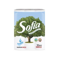Sofia Kağıt Havlu 3 Katlı 12'li Sofia Kağıt Havlu 3 Katlı 12'li